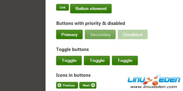 Styling Buttons and Toolbars with the jQuery UI CSS Framework