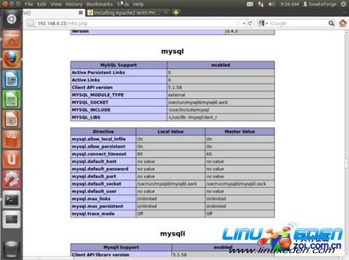 Ubuntu 11.0下搭建Web服务器