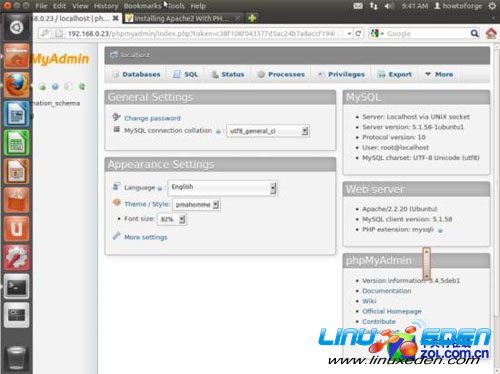 Ubuntu 11.0下搭建Web服务器