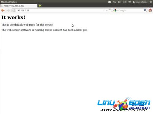 Ubuntu 11.0下搭建Web服务器