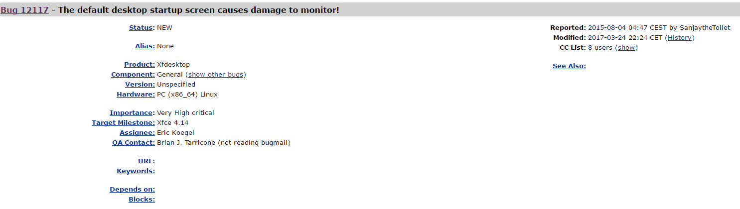 Linux 桌面 Xfce 被曝神级“Bug”，会破坏用户显示器