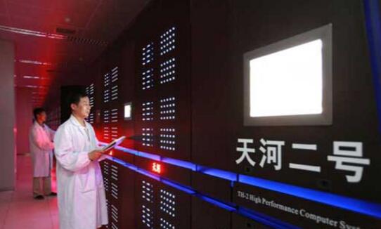 超级计算机前五名：中国“霸占”第一和第二