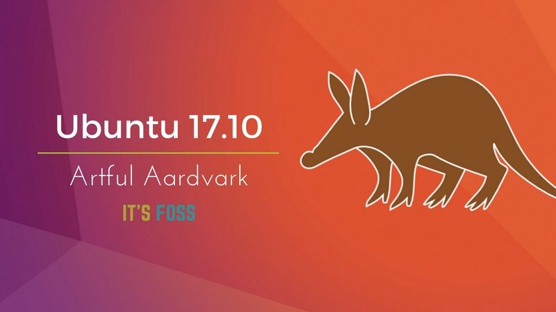 Ubuntu 17.10 公布日程表，代号 Artful Aardvark