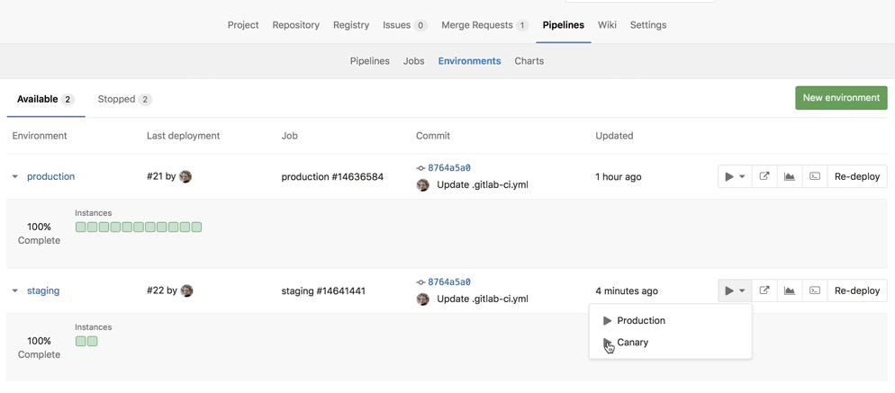 GitLab 9.1 带来新的服务台和新的部署方式（Canary Deployments）