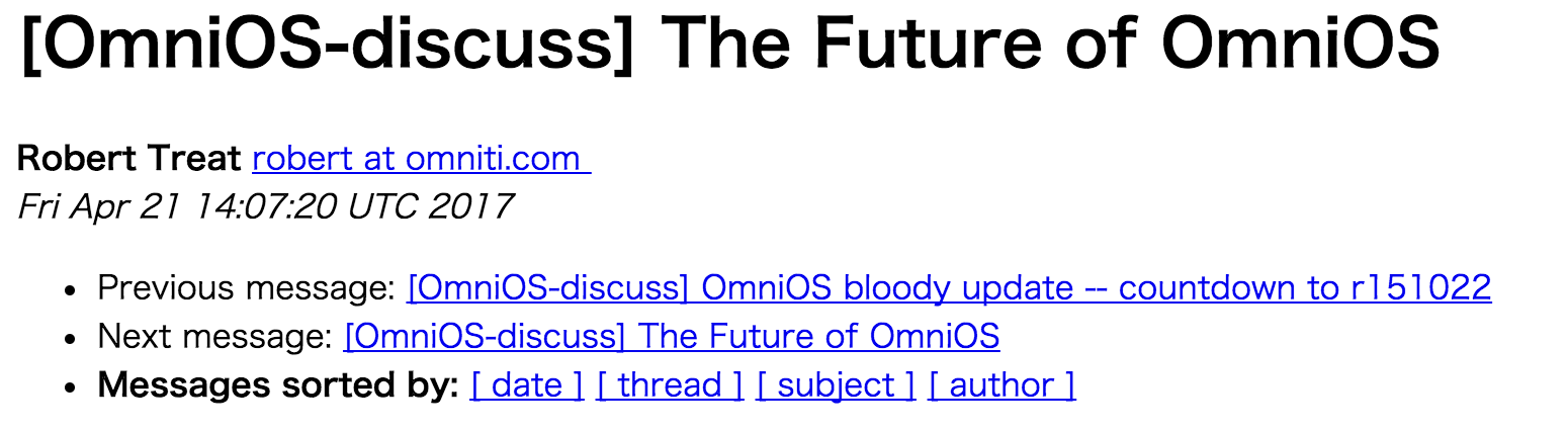 商业与开源的矛盾？OmniTI 将 OmniOS 剥离给开源社区
