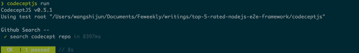 最受欢迎的 5 款 Node.js 端到端测试框架