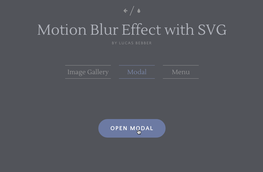 SVG 实现动态模糊动画效果