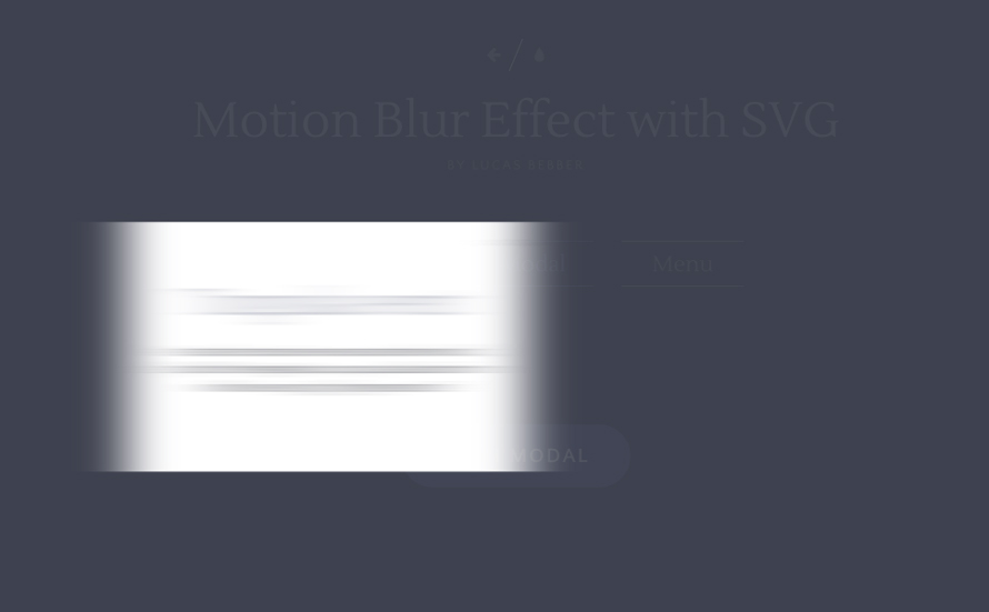 SVG 实现动态模糊动画效果