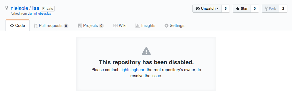 开发者在 GitHub fork 的私有项目，现在却无法访问了……