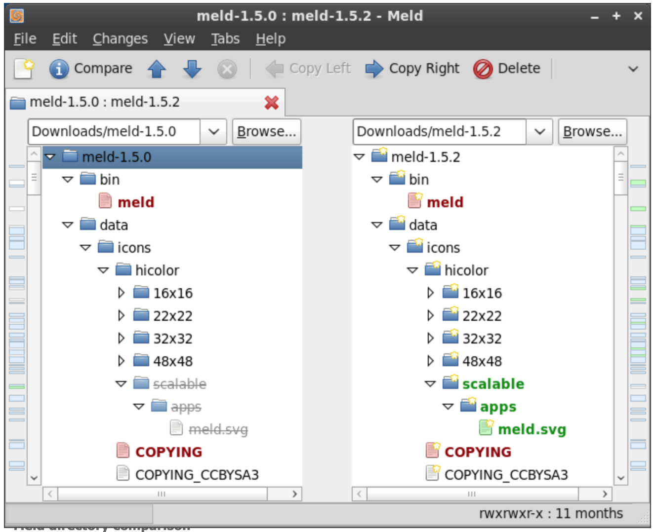 Meld 3.18.2 发布，可视化文本差异比较和合并工具