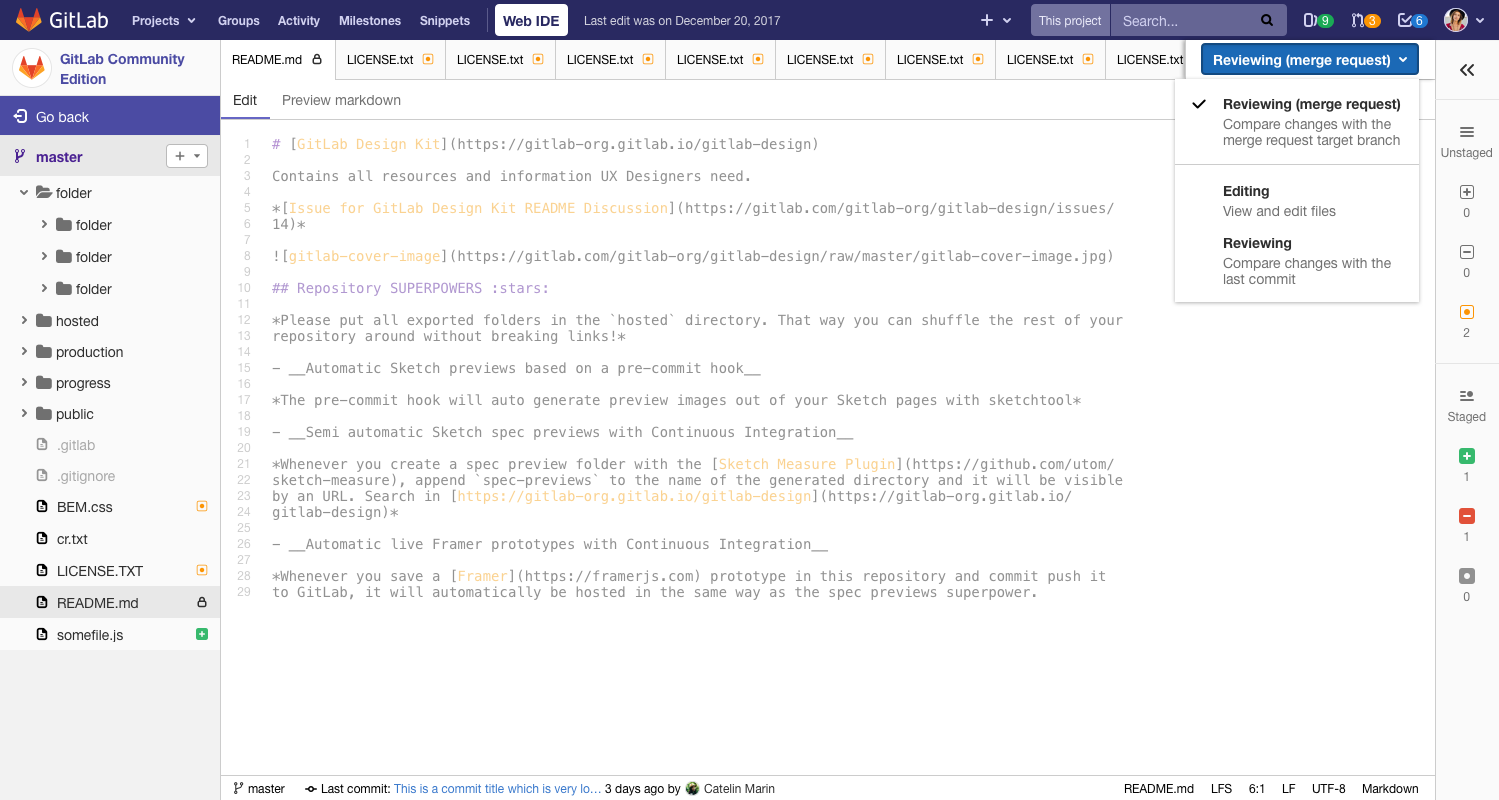 GitLab 发布 Web IDE，在 Web 端为你提供集成开发体验