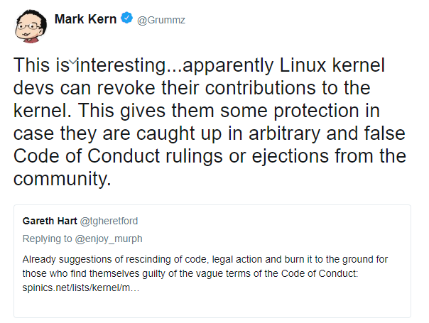 Linux 新行为准则引发争议，贡献者威胁要撤销代码