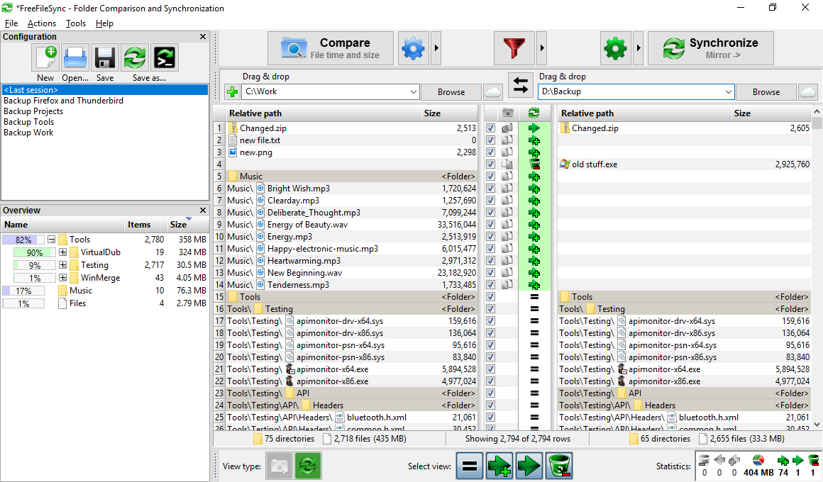 FreeFileSync 10.4 发布，文件夹对比和备份工具
