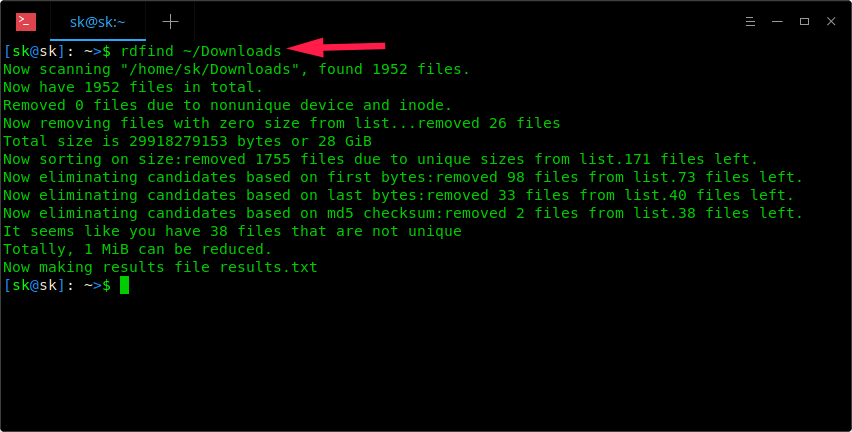 如何在 Linux 中找到并删除重复文件
