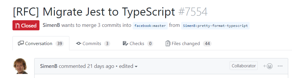 Jest 考虑迁移到 TypeScript，阮一峰：Flow 要完