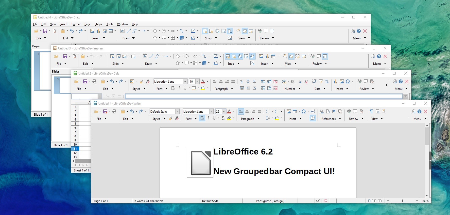 Libre Office 6.2 将于2月7日发布，更新 UI 组件