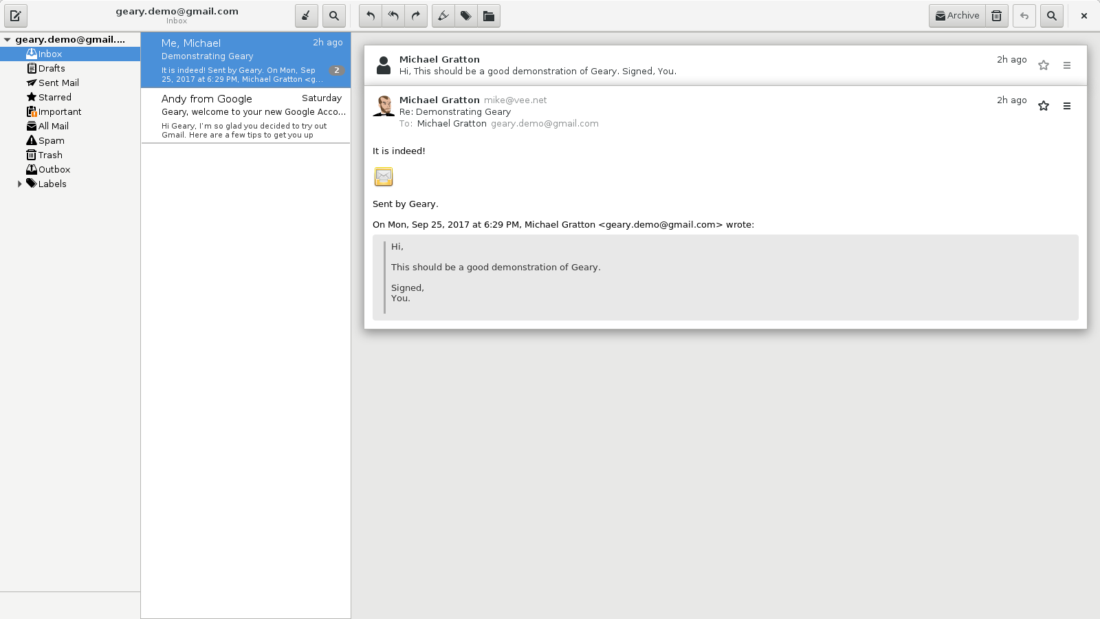 Geary 0.13.0 发布，GNOME 3 Email 客户端应用