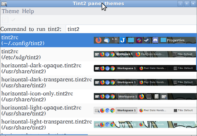 开始使用 Tint2 吧，一款 Linux 中的开源任务栏