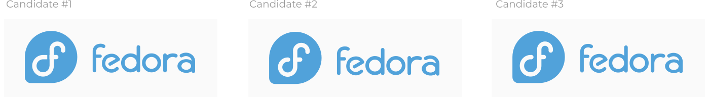 Fedora logo 改版最新进展：已有三个候选方案