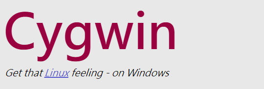 Cygwin 3.0.0-1 发布，Windows 上拥有 Linux 般体验