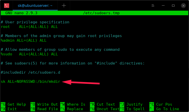 在 Linux 中运行特定命令而无需 sudo 密码