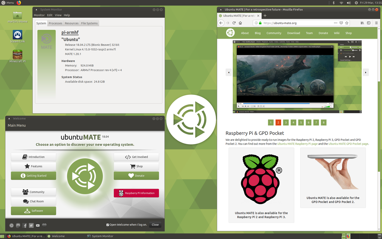 Ubuntu MATE 推出树莓派版本
