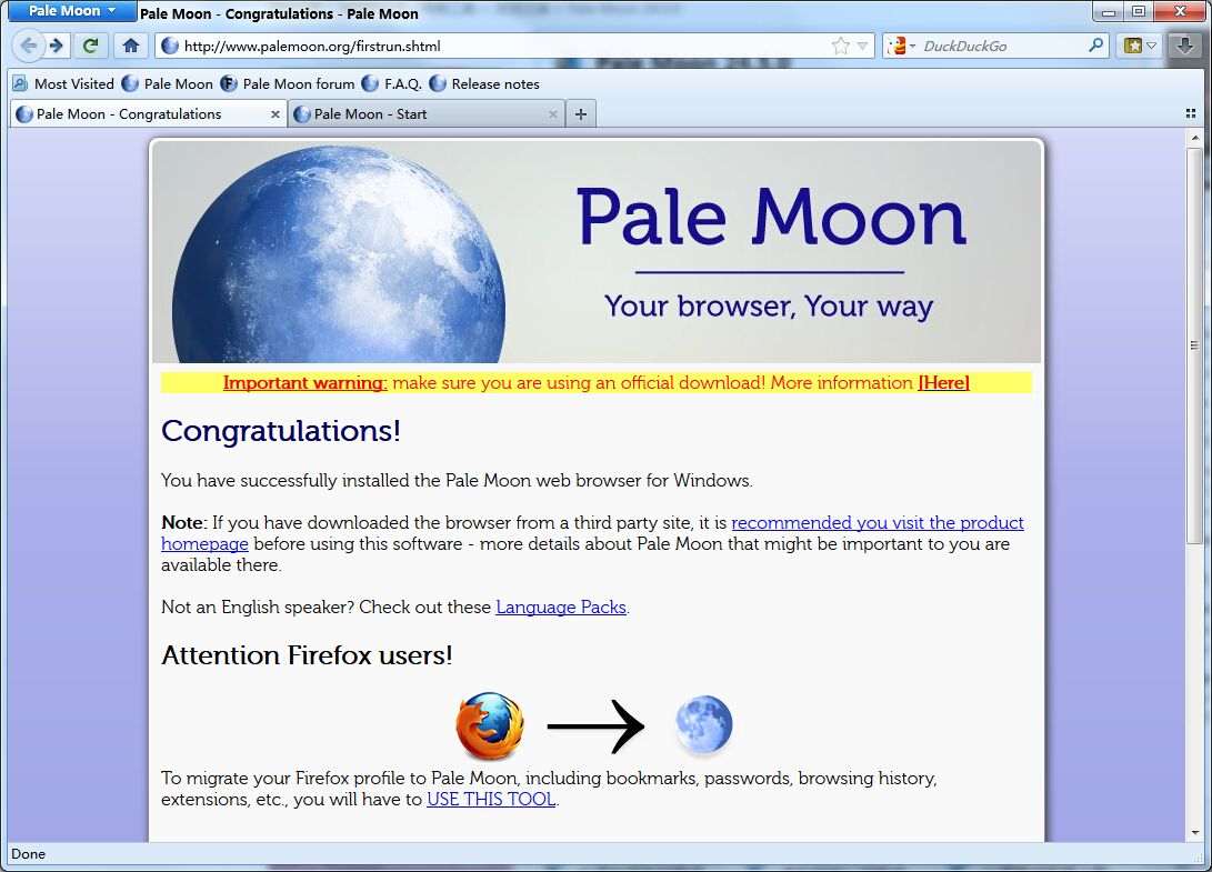 Pale Moon 28.6.0 发布，苍月浏览器