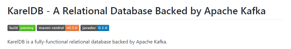 Kafka “孕育”了一款开源关系数据库：KarelDB