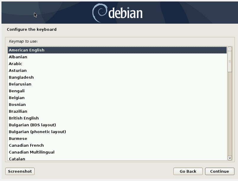 设置键盘-Debain10
