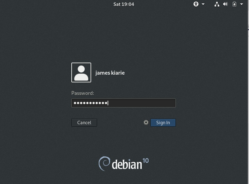 Debian10-登录
