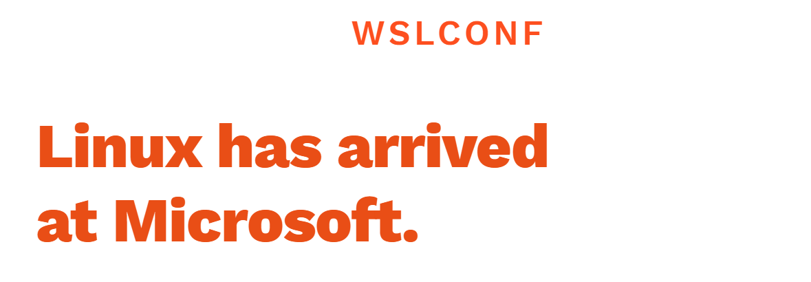 微软将主办首场 Linux 会议 WSLConf，Ubuntu 提供支持