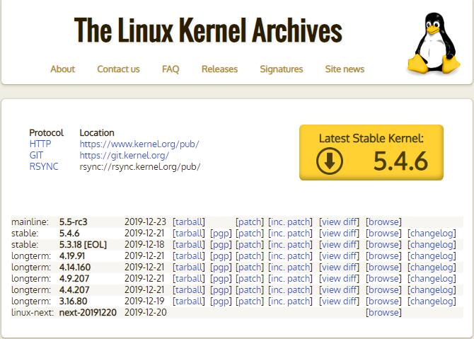 Linux 5.3 内核系列已终止支持，建议用户升级至 Linux Kernel 5.4