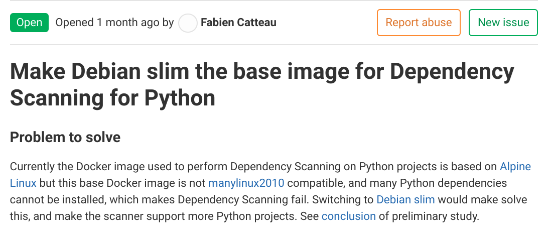 GitLab Python 依赖扫描镜像将切换到 Debian