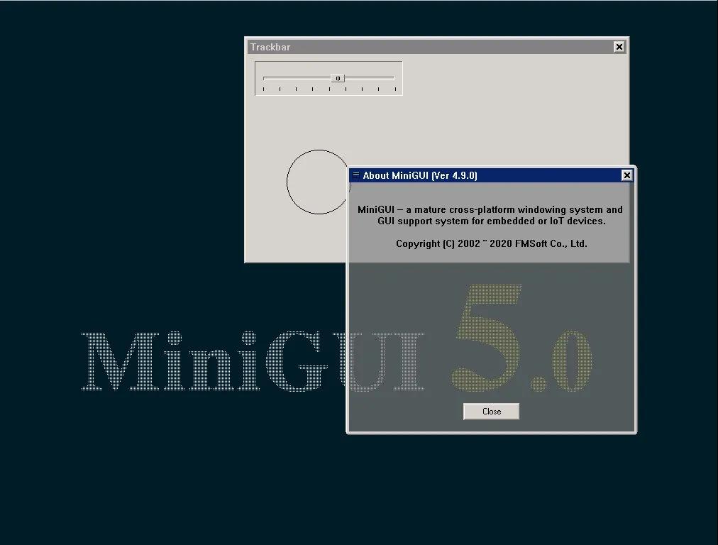 MiniGUI 5.0 正式发布，嵌入式 GUI 系统