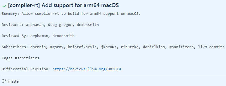 部分开源项目着手支持 macOS ARM64