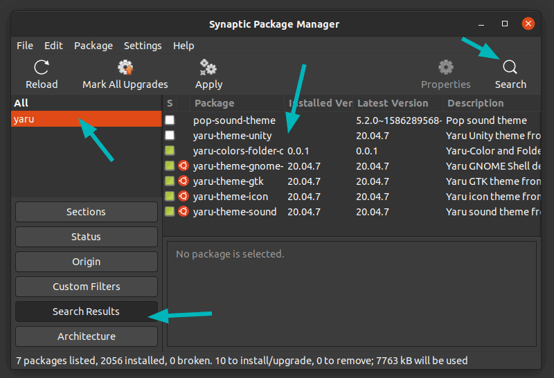 在 Ubuntu 中使用轻量的 Apt 软件包管理器 Synaptic