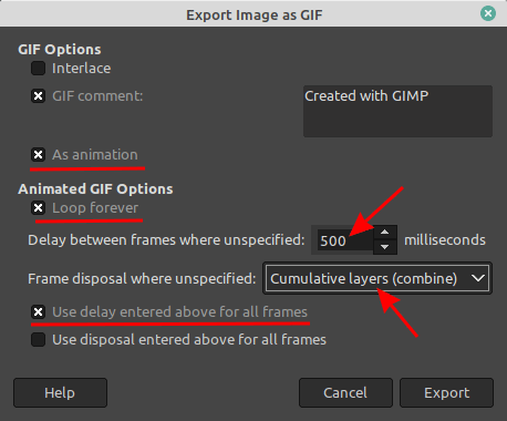 初级:如何在 GIMP 中制作 GIF