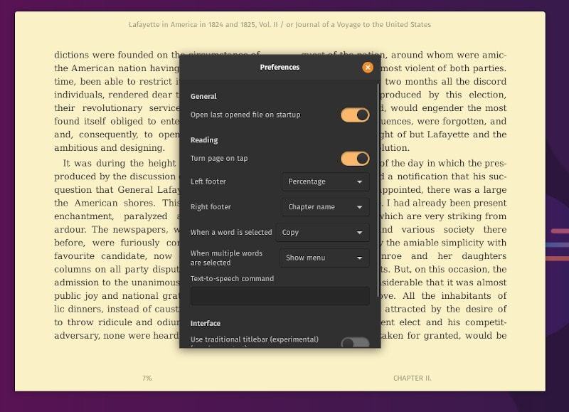 Foliate：适用于 Linux 的现代电子书阅读器应用