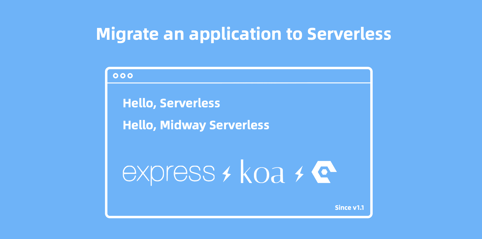 Midway Serverless 发布 v1.1，支持传统应用一步上云