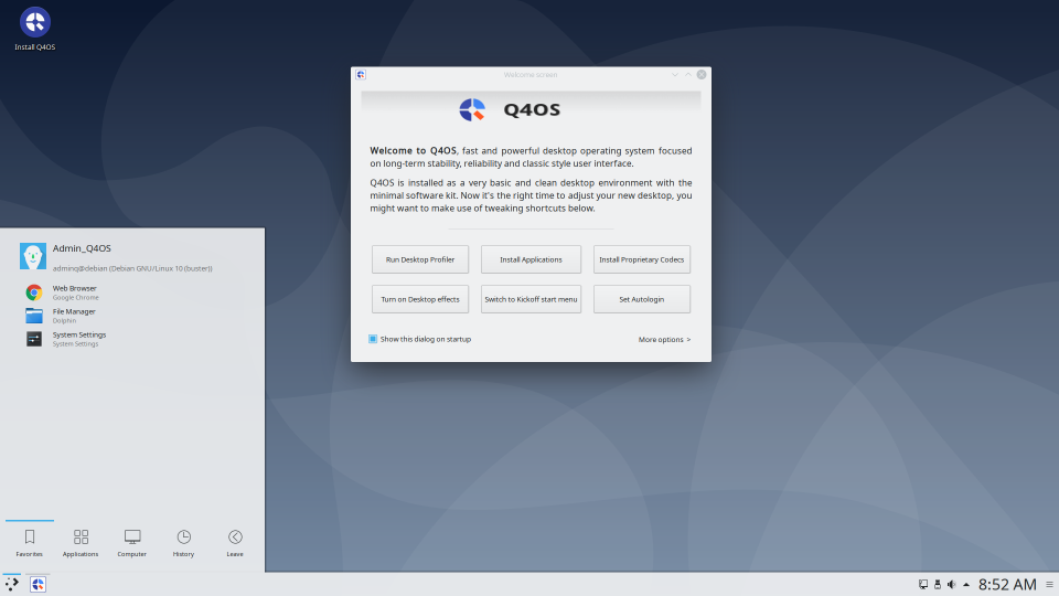 Q4OS 3.12 稳定版发布，基于 Debian 的桌面发行版