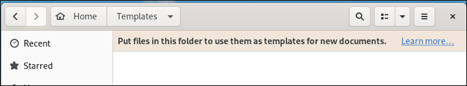 在 GNOME 中创建文档模板