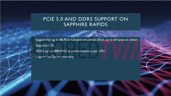 Intel 10nm+++至强细节：56核心、DDR5内存、400W功耗