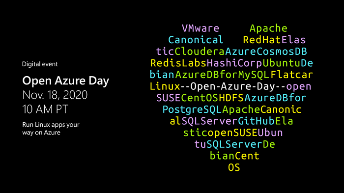 微软宣布11月18日举办Azure开放日活动 主讲Linux开源软件