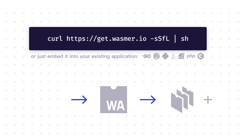 Wasmer 可以在各种操作系统上运行 WebAssembly 通用二进制文件