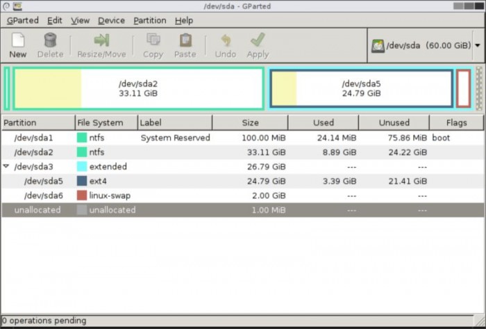 开源磁盘分区工具GParted 1.2发布：添加支持exFAT文件系统
