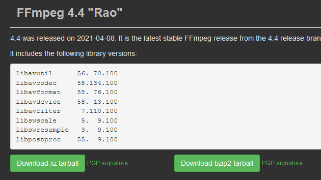 FFmpeg 4.4发布：带来AV1 VA-API解码器，支持SVT-AV1编码