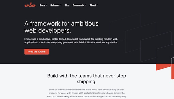用于 Web 前端开发的 9 个 JavaScript 开源框架