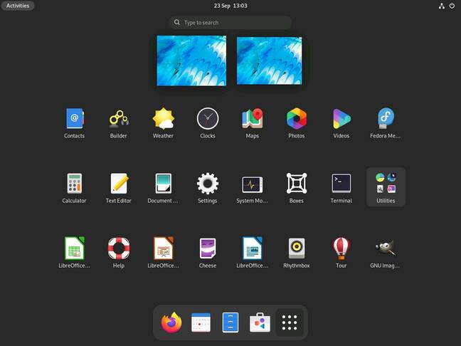 运行GNOME 41桌面环境的Fedora 35 Beta发行版现在可供下载