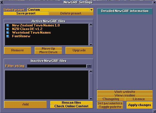 在 OpenTTD 游戏中玩模型火车