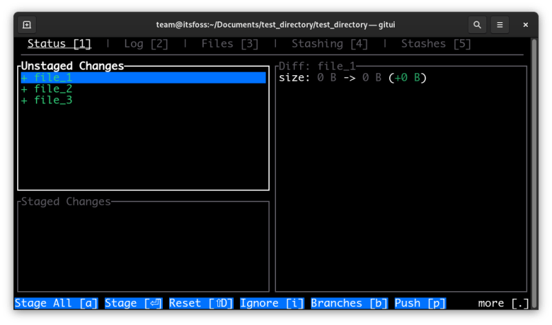 GitUI: 用 Rust 编写的 Git 的快速命令行客户端